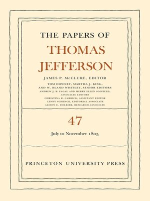 cover image of The Papers of Thomas Jefferson, Volume 47
